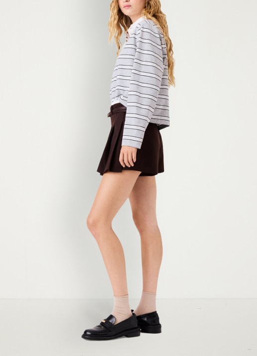 Maje Polo met streepprint