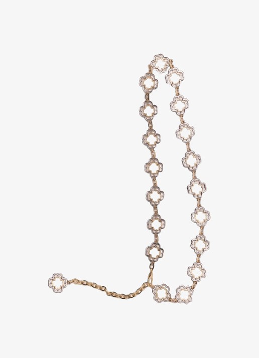 Maje Riem met logo - detail goud