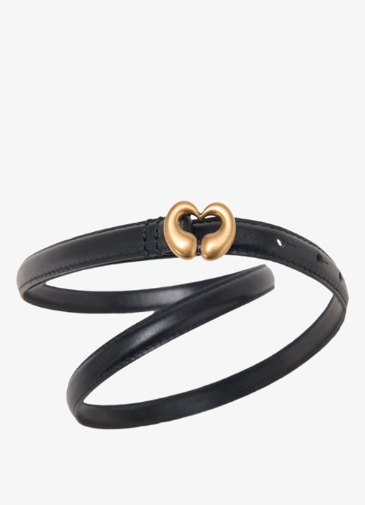 Maje Riem van leer - detail 5 jeans