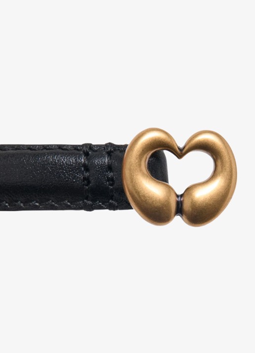 Maje Riem van leer - detail 7 jeans