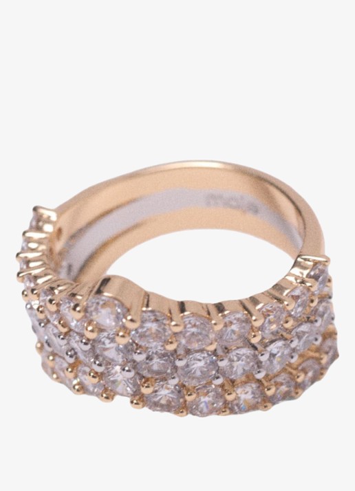 Maje Ring met zirkonia - detail 5 goud