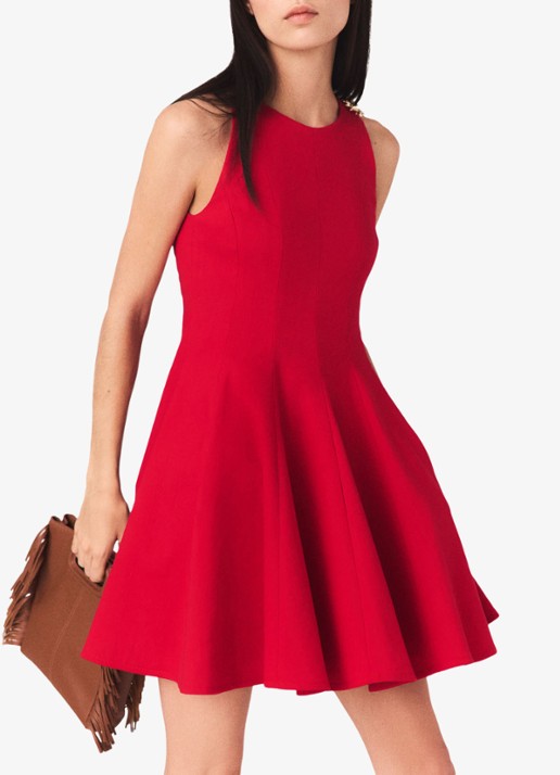 Maje Risunny mini jurk met plooien