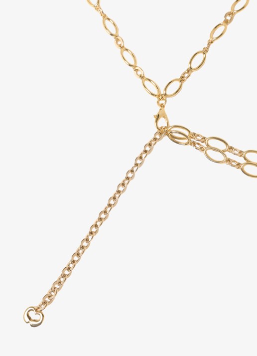 Maje Schakelriem met bedels - detail 7 goud