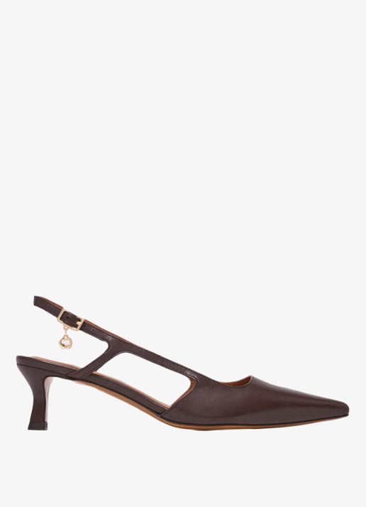Maje Slingback van kalfsleer