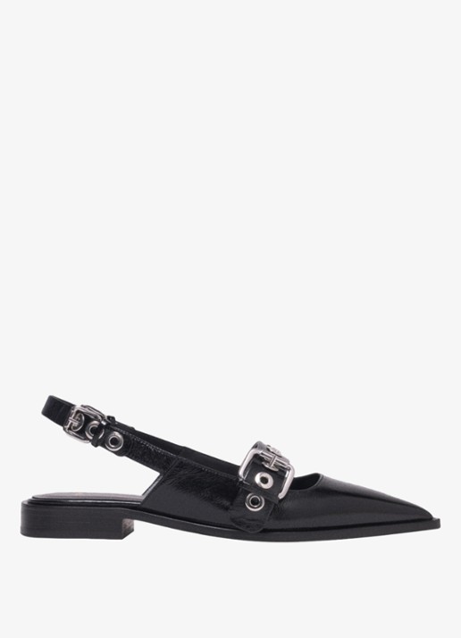 Maje Slingback van leer