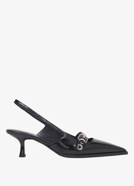 Maje Slingback van leer