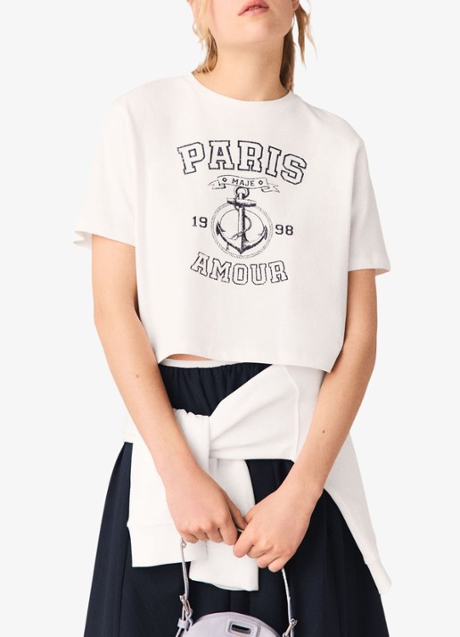Maje Tink T-shirt met print
