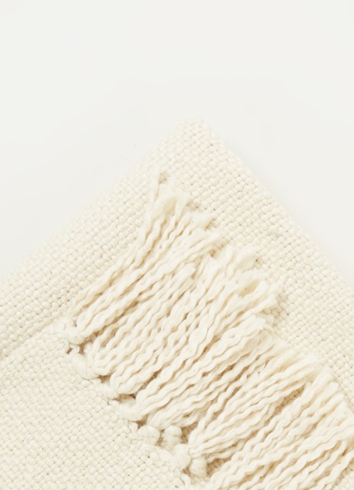 Malagoon Clay plaid 152 x 127 cm - detail 3 gebroken wit