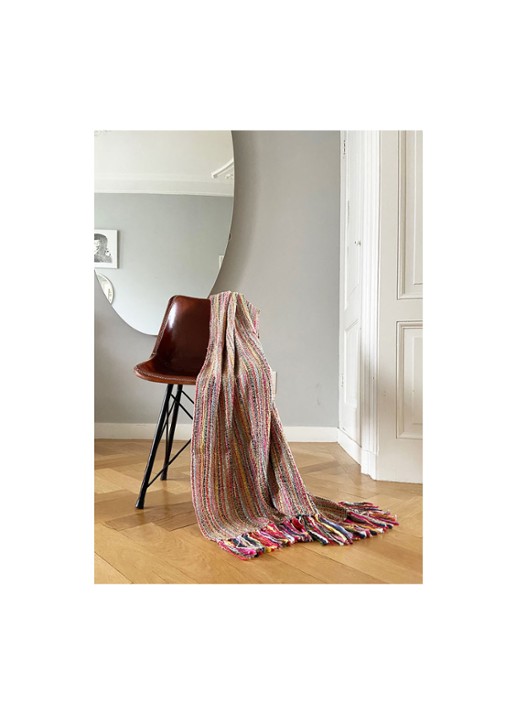 Malagoon Fun plaid 125 x 150 cm - voorkant 4 multicolor