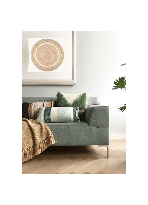 Malagoon Marble plaid 125 x 150 cm - detail mosterd