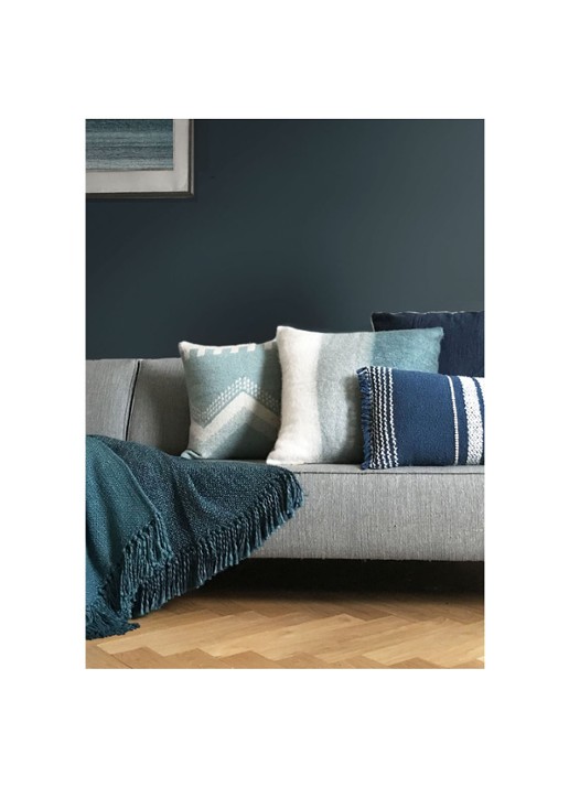 Malagoon Marble plaid 125 x 150 cm - voorkant 2 turquoise
