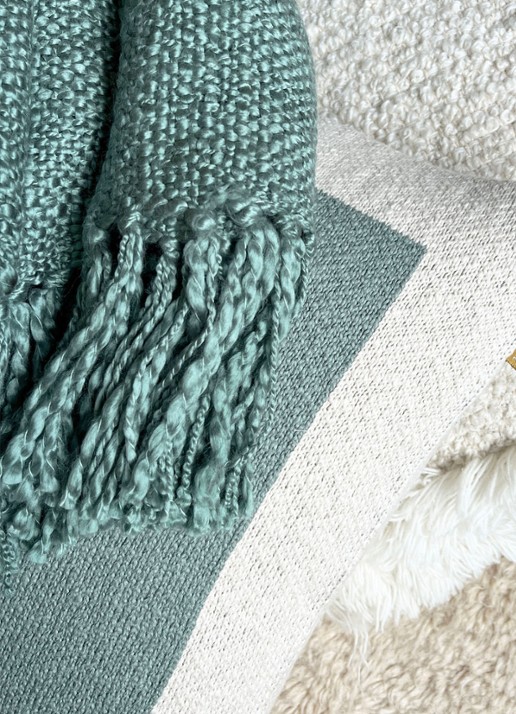 Malagoon Plaid 125 x 150 cm - detail 3 groen