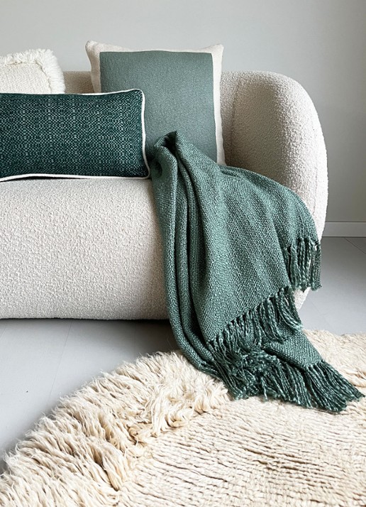 Malagoon Plaid 125 x 150 cm - voorkant 2 groen