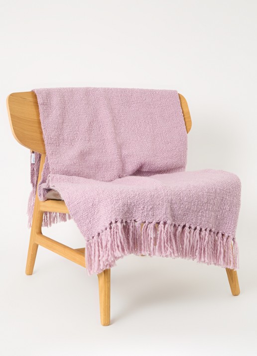 Malagoon Plaid 125 x 150 cm - voorkant 3 lila