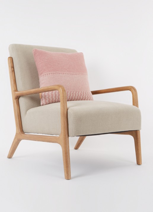 Malagoon Uptown sierkussen 45 x 45 cm - voorkant 2 roze
