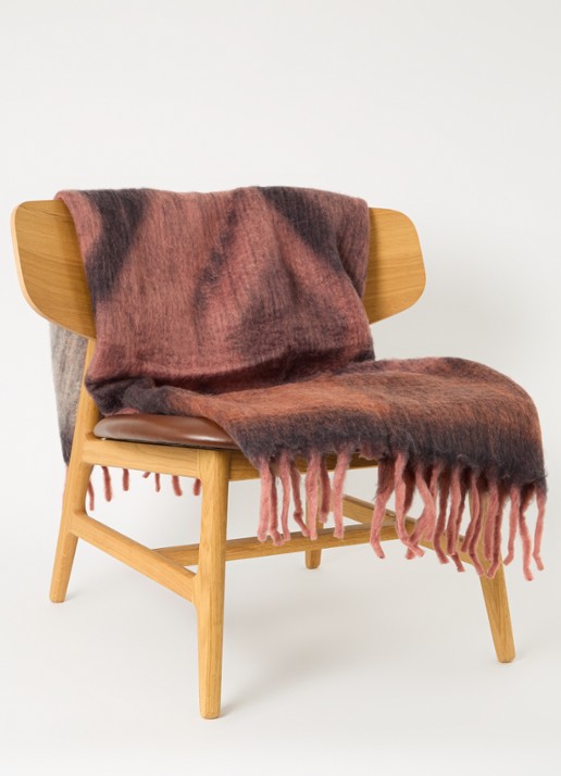 Malagoon Zapotec plaid 125 x 150 cm - voorkant 3 zwart