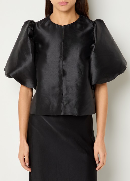 Malina Cleo blouse met pofmouw