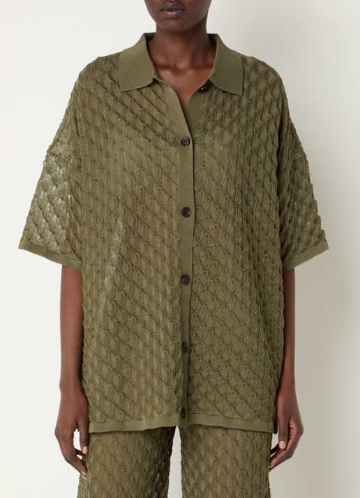 Malina Moa grofgebreide blouse