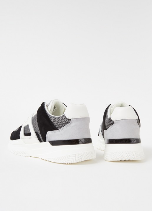 Mallet Marquess sneaker met suède details - detail 3 grijs