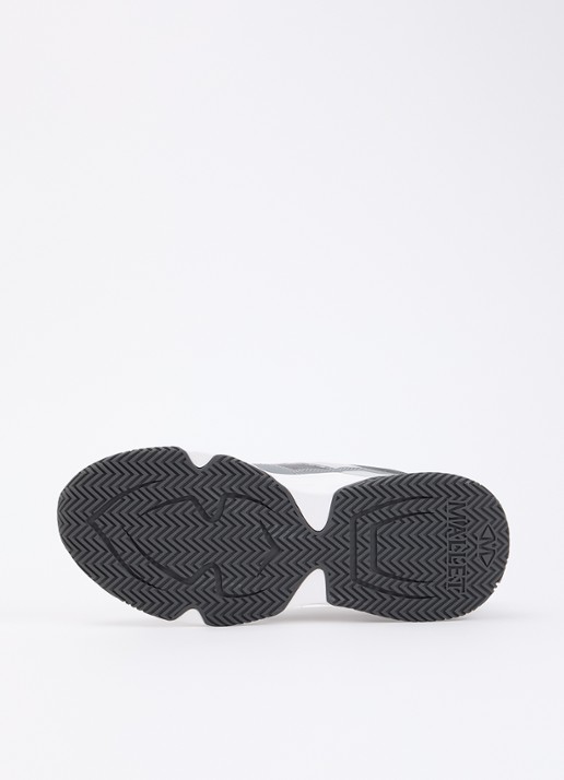 Mallet Odessy sneakers met leren details  - detail 5 antraciet