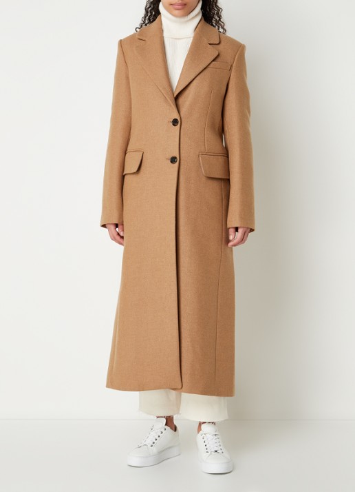 Mango WOMAN-COAT .-- LINDA - detail 4 camel