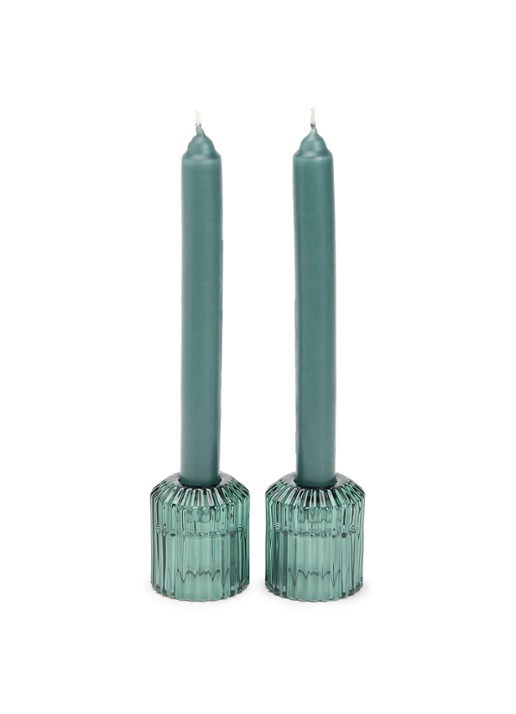 Mano Atelier Dinerkaars met houder set van 2  - voorkant groen