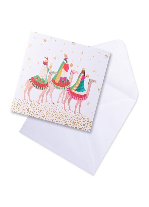 MAP Publishing De Drie Koningen kerstkaart - set van 8 inclusief enveloppen - achterkant undefined