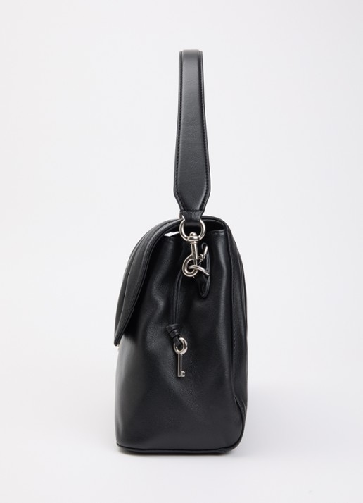 Marc Jacobs Christina schoudertas van lamsleer met afneembare schouderriem - detail 2 zwart