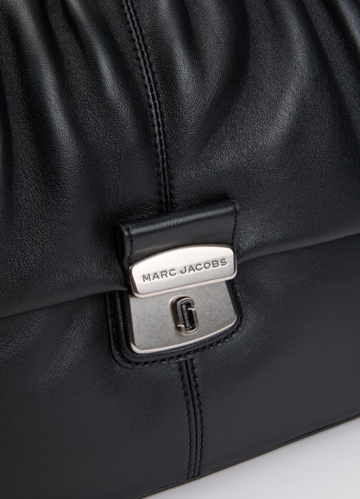 Marc Jacobs Christina schoudertas van lamsleer met afneembare schouderriem - detail 3 zwart
