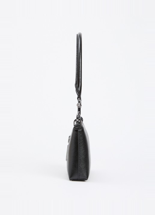 Marc Jacobs Le Pochette schoudertas van leer met afneembare schouderriem  - detail 3 zwart