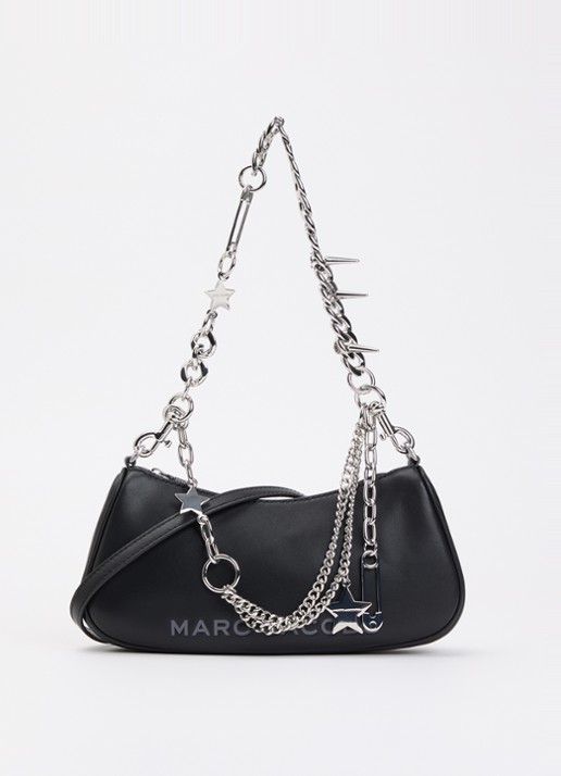 Marc Jacobs The charm schoudertas van leer met afneembare schouderriem