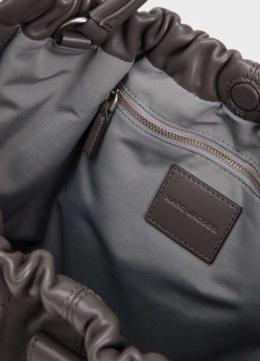 Marc Jacobs The Cristina Tote schoudertas van lamsleer - detail 2 donkergrijs