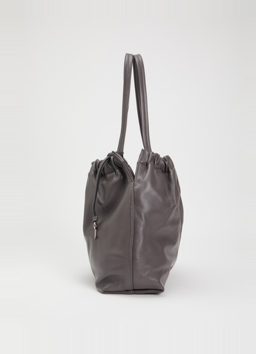 Marc Jacobs The Cristina Tote schoudertas van lamsleer - detail 3 donkergrijs