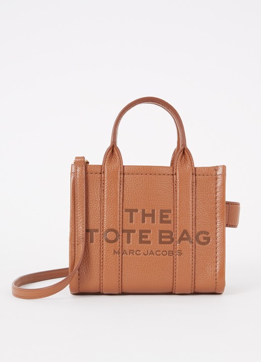 Marc Jacobs The Crossbody Tote handtas van leer met logo
