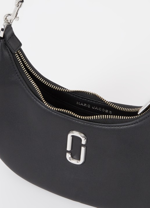 Marc Jacobs The Curve schoudertas van leer - detail 4 zwart