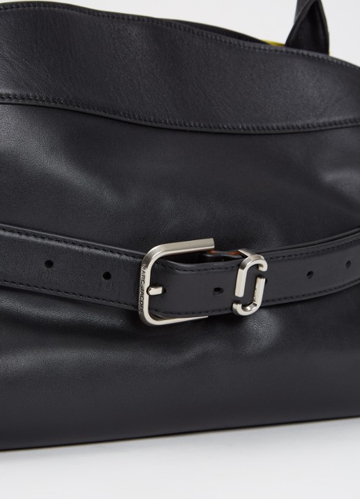 Marc Jacobs The Dakota Satchel schoudertas van leer - detail 6 zwart