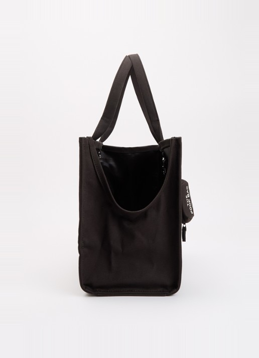 Marc Jacobs The Doggy Bag handtas van canvas met sleuteletui - detail 3 zwart
