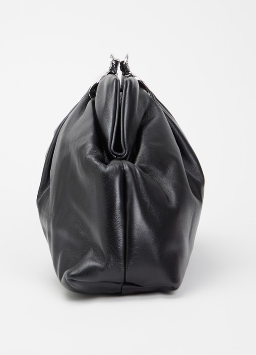 Marc Jacobs The Glam clutch van leer - detail 3 zwart