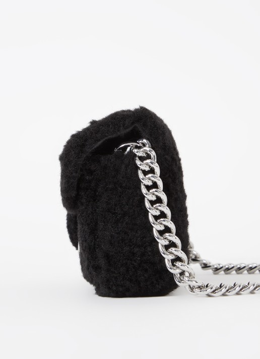 Marc Jacobs The J Marc schoudertas van teddy - detail 6 zwart