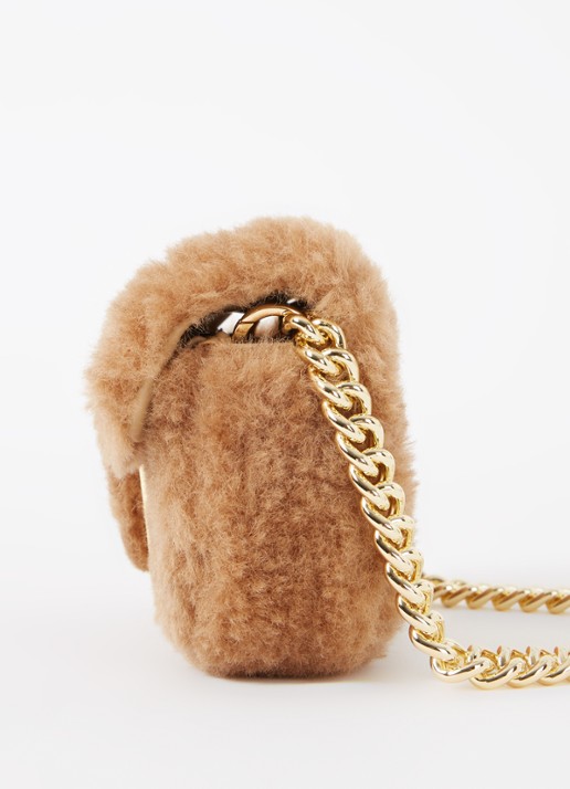 Marc Jacobs The J Marc schoudertas van teddy - detail 5 camel