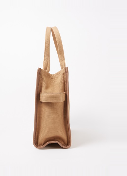 Marc Jacobs The Large Tote schoudertas met logoborduring - detail 5 camel
