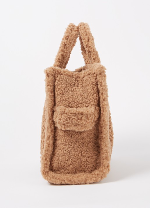 Marc Jacobs The Medium Tote handtas van teddy - detail 6 camel