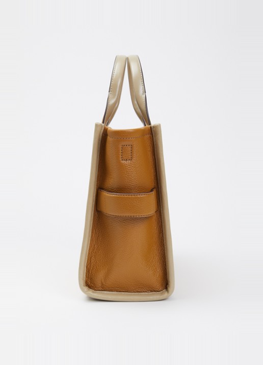 Marc Jacobs The Medium Tote schoudertas van suède met afneembare schouderriem - detail 3 camel