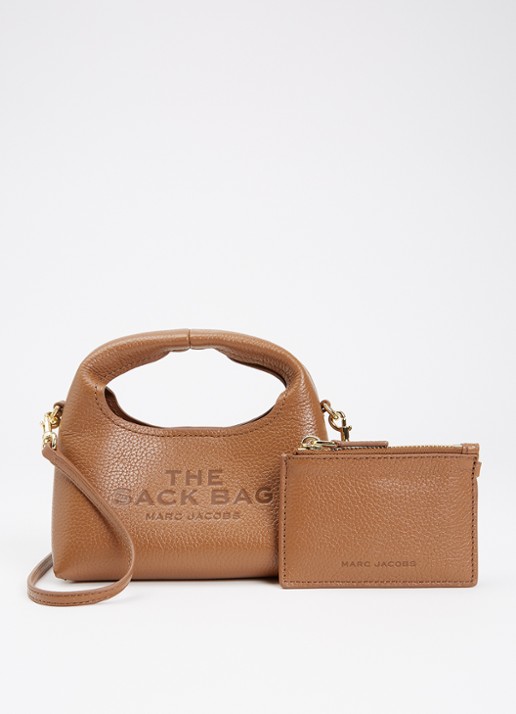 Marc Jacobs The Micro Sack handtas van leer met uitneembaar etui