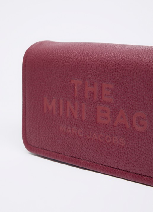 Marc Jacobs The Mini crossbodytas met logo  - detail 6 rood
