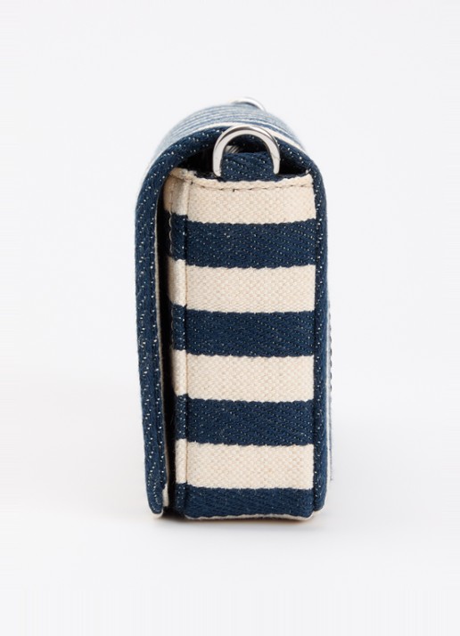 Marc Jacobs The Mini crossbodytas met logo  - detail 4 donkerblauw