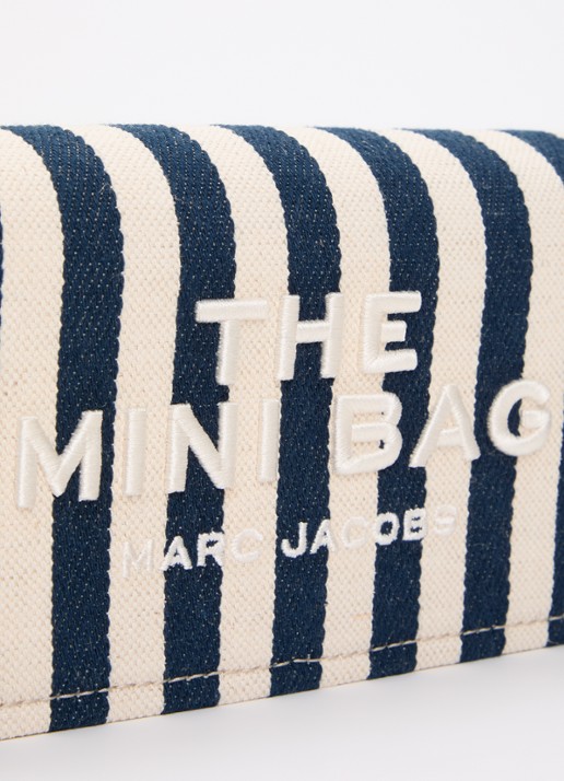 Marc Jacobs The Mini crossbodytas met logo  - detail 5 donkerblauw
