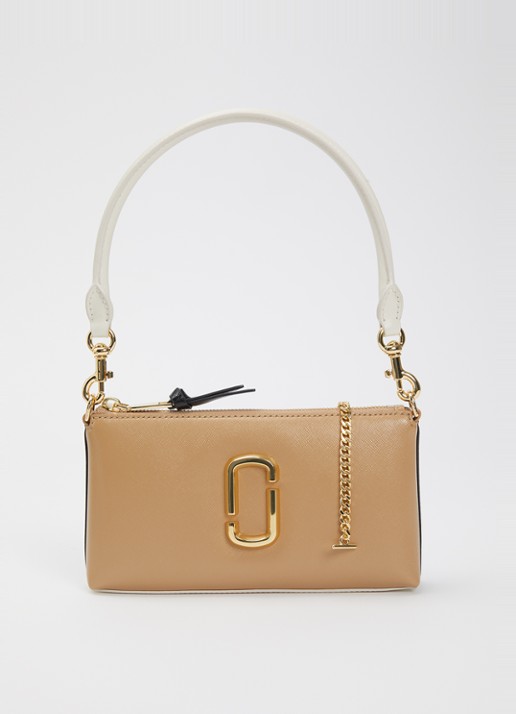 Marc Jacobs The Pochette schoudertas met logo - voorkant 6 camel