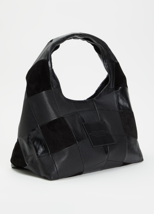 Marc Jacobs The Sack shopper van suède  - achterkant zwart