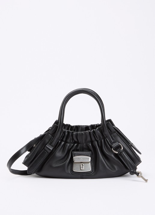 Marc Jacobs The Small Satchel handtas van lamsleer met afneembare schouderriem
